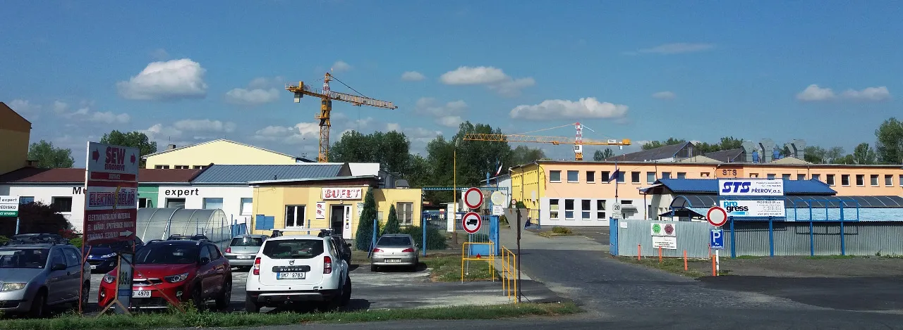Komerční areál STS Přerov s prostory k pronájmu